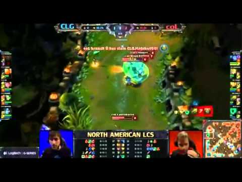 Hotshotgg Wild Freak Malphite Ult x2   CLG Vs CoL   LCS NA 2013 W3 MUST SEE
