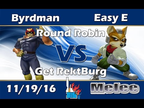 Byrdman (Falcon, Marth, Peach) VS Easy E (Fox) RR