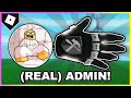 How To ACTUALLY Get ADMIN GLOVE CERTIFIED ADMIN BADGE In SLAP BATTLES ROBLOX