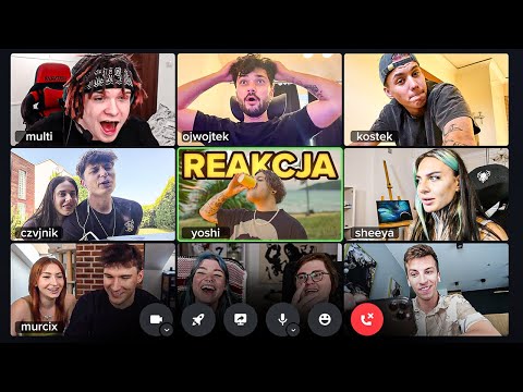 Reakcja YOUTUBERÓW na MOJĄ PIOSENKĘ