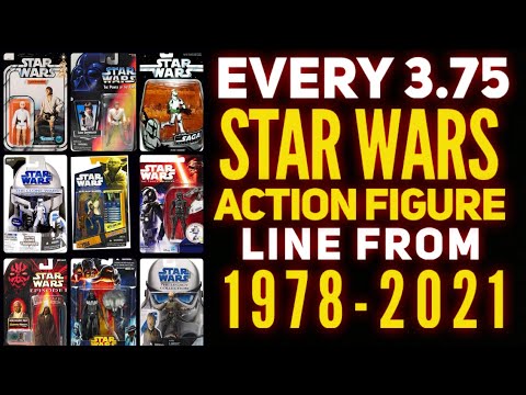 Ever Star Wars 3.75 Action Figure Line from 1978-2021