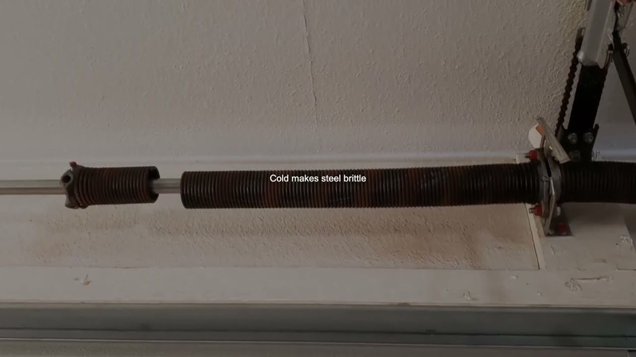 Why Cold Weather Breaks Garage Door Springs: Tips & Prevention