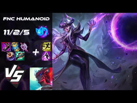 Fnatic Humanoid MID Syndra vs Yone - EU Challenger Patch 25.21