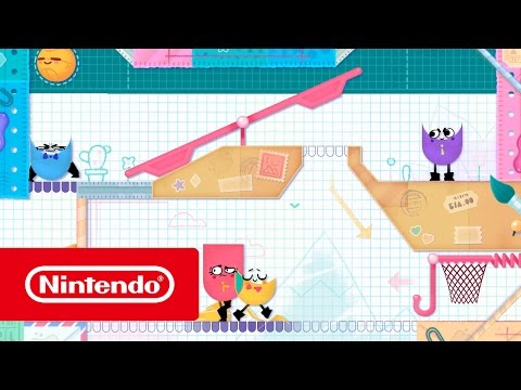 Snipperclips – Cut it out, together! - Party Mode (Nintendo Switch) thumbnail