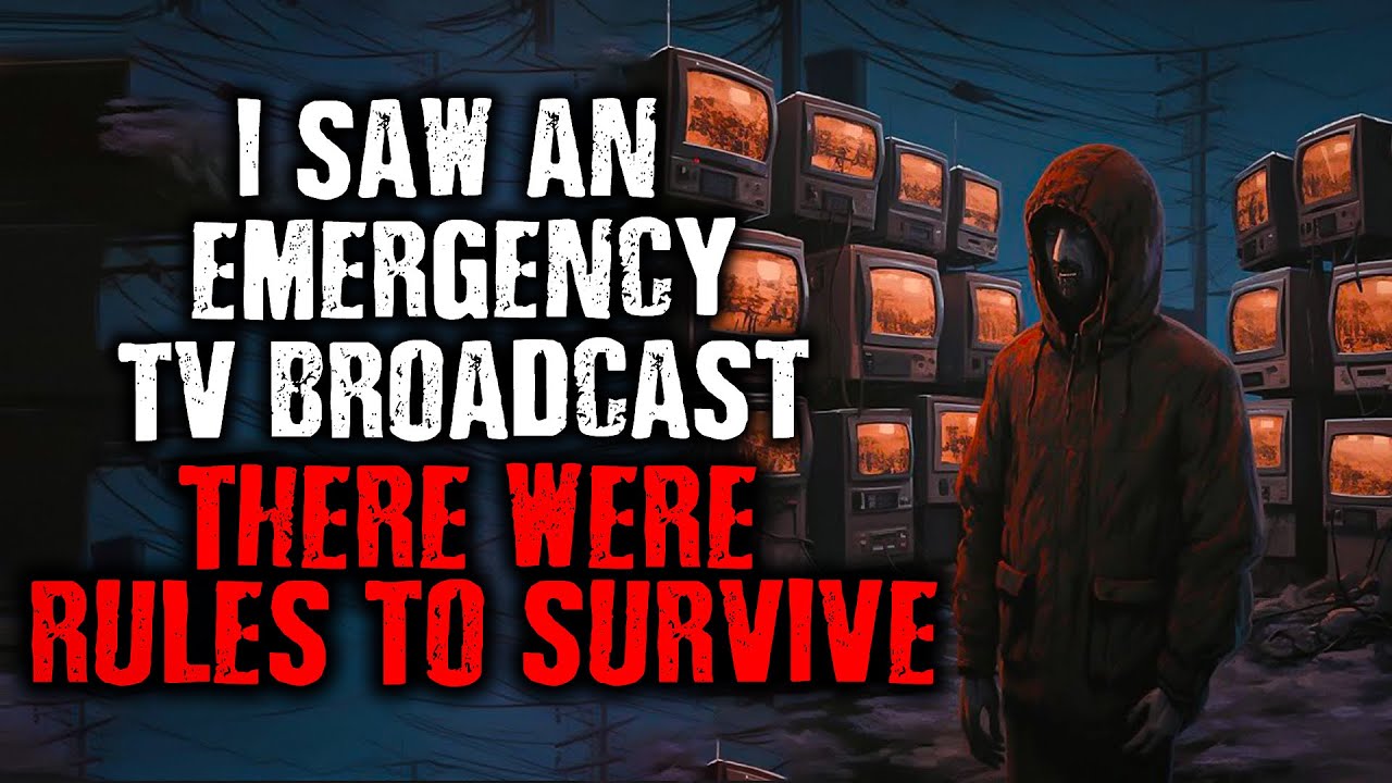 "I saw an EMERGENCY ALERT tv broadcast...There were RULES TO SURVIVE." creepypasta