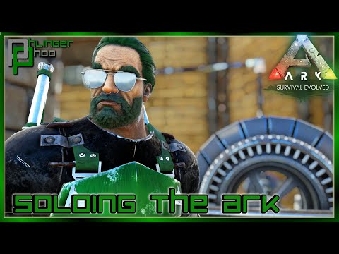 SECRET BREEDING AREA? UPGRADING THE BASE! Soloing the Ark S5E161