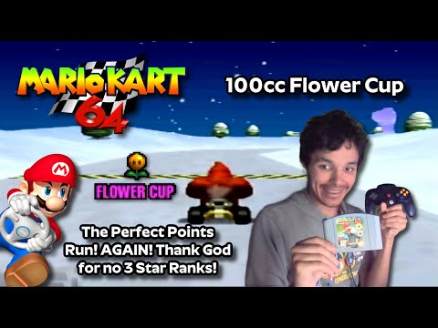 Mario Kart 64 The Perfect Points Run #6 - 100cc Flower Cup Ft. Donkey Kong!