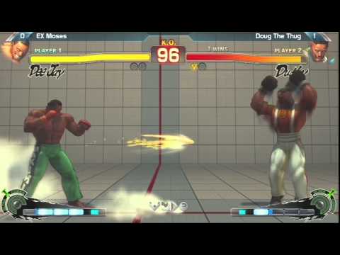 SSF4: Doug The Thug vs EX Moses - Why Me Dojo? 12