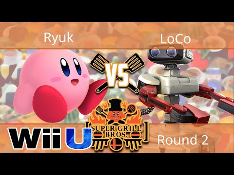 Super Grill Bros - Ryuk (Kirby) vs LoCo (ROB) - Smash 4 Round 2