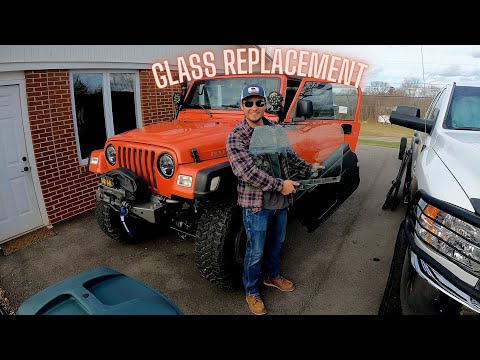 Jeep Wrangler TJ LJ Door Panel & Glass Replacement