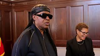Fixing Our Nation’s Broken Heart – Stevie Meets With LA Mayor Bass