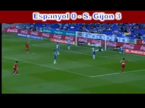 Espanyol 0 Sporting de Gijon 3 (Gol de Colunga) Temp 2011-12