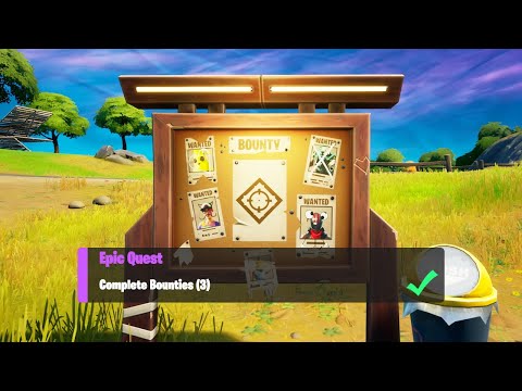 Complete Bounties (3) - Fortnite Week 6 Epic Quests