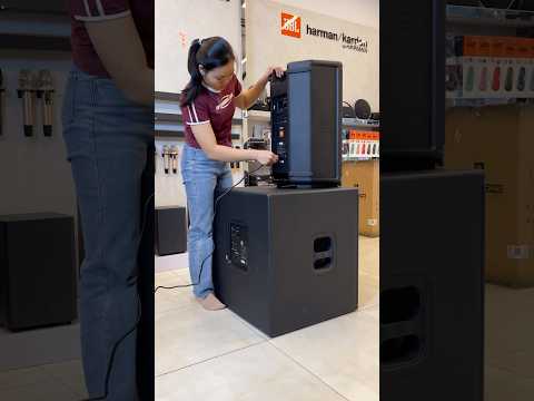Easy cable connection for JBL EON 700 Series!  #JBL #youtube #bluetoothspeaker #shorts #viralshort