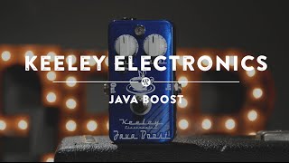 Video thumbnail for Keeley Java Boost | Reverb Demo Video by Reverb