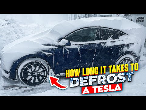 HOW LONG does it take to DEFROST a TESLA