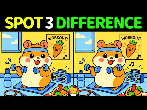 🐤🧩 Challenge for Genius : Find 3 Differences in 90 Seconds! 🧩🐤 | Peep Puzzle