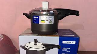 Panela de pressão Tramontina Vancouver 4 5 litros É BOA! Assista a isso antes de tudo.