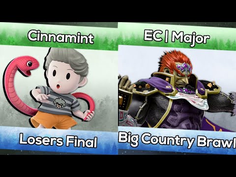 Cinnamint (Lucas) vs. EC | Major (Ganondorf) - Big Country Brawl - Smash Ultimate Losers Semis