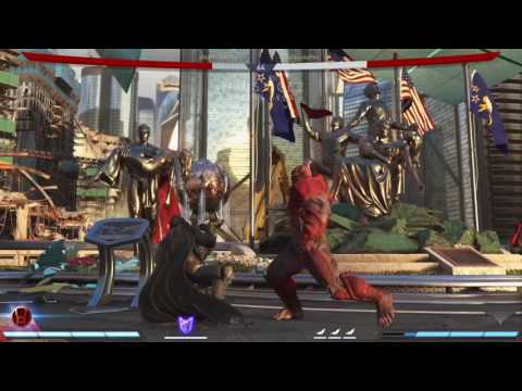 Injustice 2 1st Beta gameplay pt16 - Trying Out the Batman