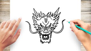 How To Draw Dragon Face from Font View
