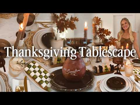 🦃🕯️Thanksgiving Tablescape Ideas You Can Try!