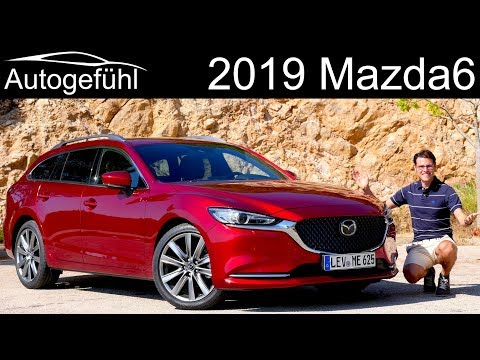 Mazda6 FULL REVIEW Facelift 2019 2018 test Mazda 6 saloon vs tourer comparison - Autogefühl