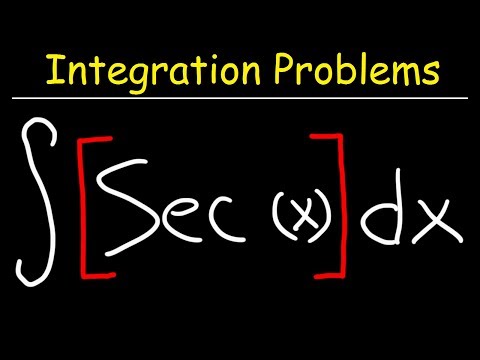 Integral of sec x