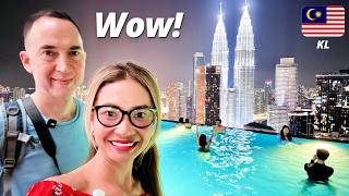 We Arrived in Kuala Lumpur 🇲🇾 THIS Hotel Blew Us Away! 😮