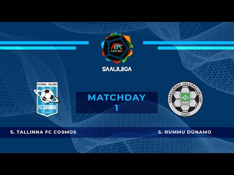 Tallinna FC Cosmos - Rummu Dünamo. Coolbet Saaliliiga. MD 1. Live stream