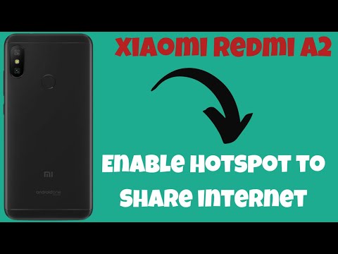 Xiaomi Redmi A2 Plus Enable Hotspot to Share internet || Internet settings