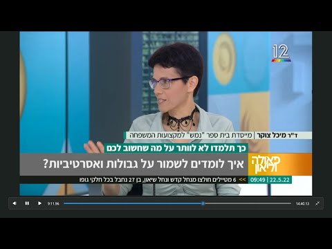 ד"ר מיכל צוקר מתארחת אצל פאולה וליאון - לשיחה על אסרטיביות