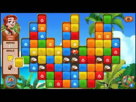 Lost Island Blast Adventure Level 350 - NO BOOSTERS 🏝️ | SKILLGAMING ✔️