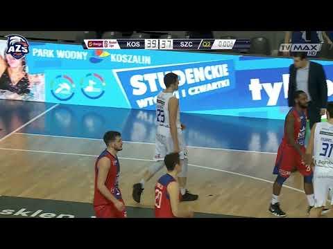 Skrót meczu AZS Koszalin - King Szczecin 98:92, 27.01.2018