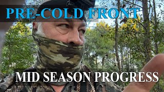 Pre Cold Front BowHunt | Mid Season Update & Trail Cam Pull Real Talk in the Deer Woods!