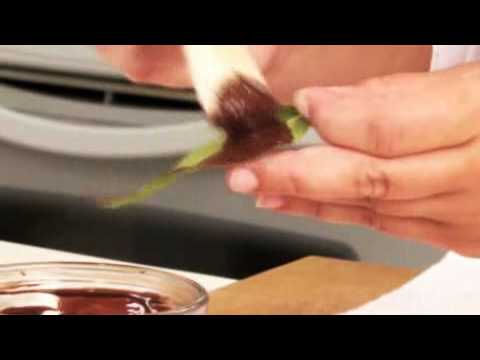 How to make chocolate garnishes