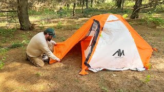 Tent Camping Alone With My Dog