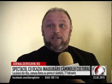 SPECTACOL PENTRU INAUGURAREA CĂMINULUI CULTURAL (2015 02 23)