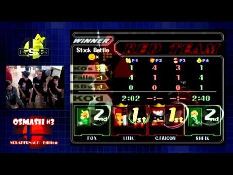 OSmash#3 - Teams W1 - Tero (P1) & Yomi (P4) vs. Sixx (P2) & Lyrix (P3)