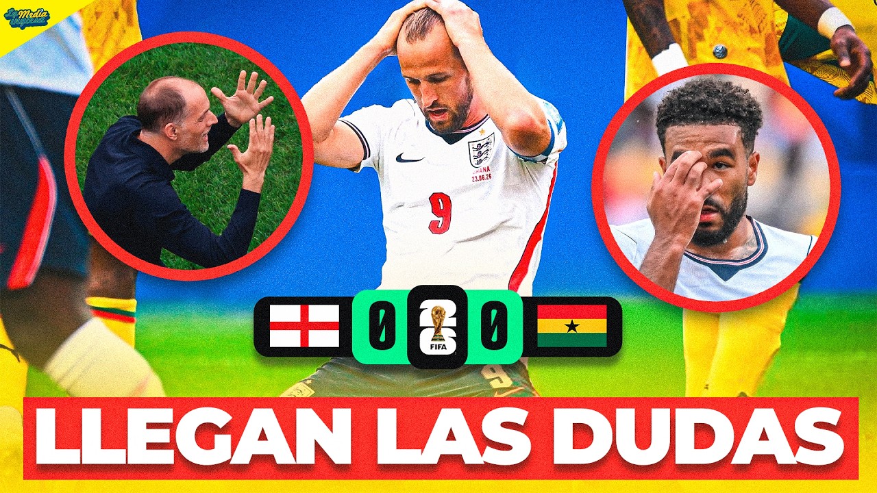 A INGLATERRA SE LE ATASCA EL BLOQUE BAJO | INGLATERRA 0-0 GHANA