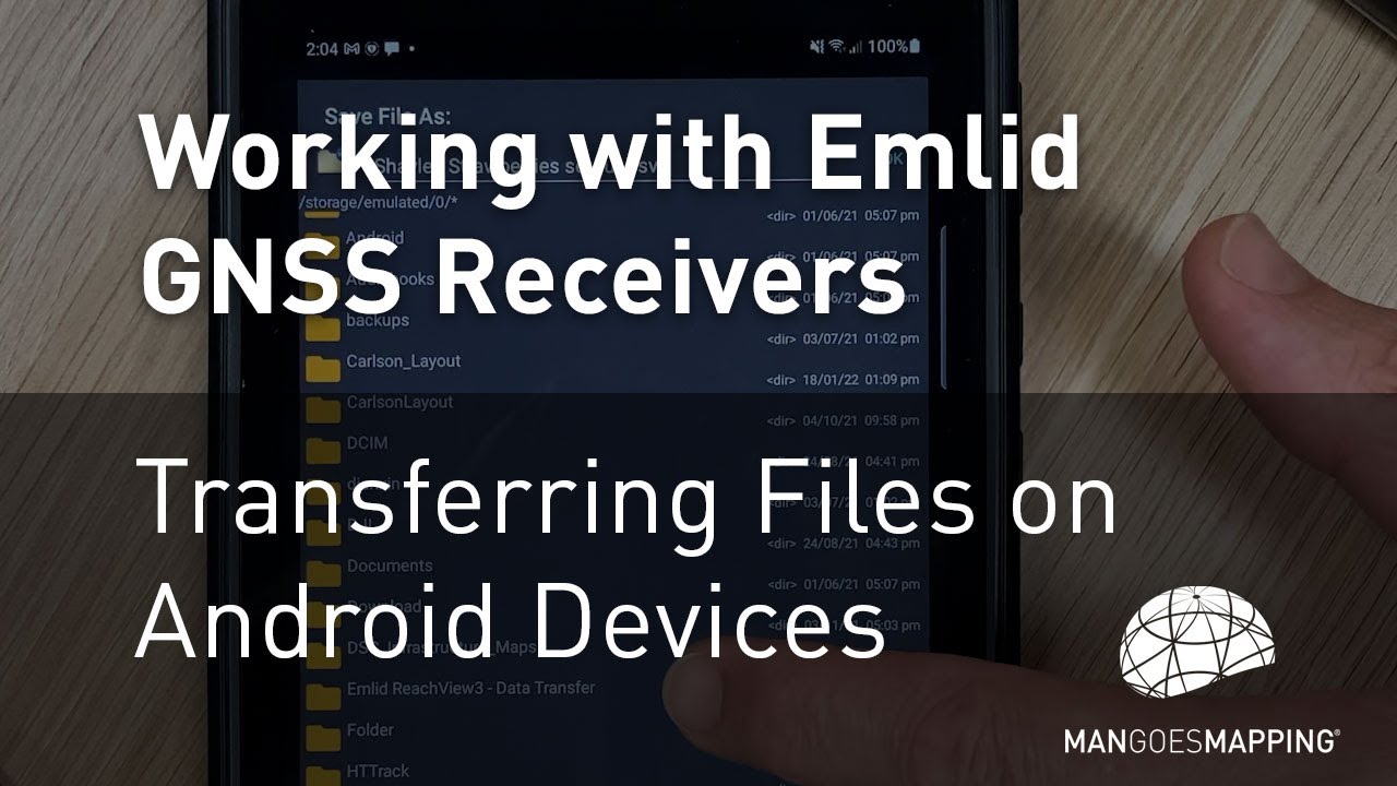 Transferring files from Emlid Reachview 3 on Android Devices