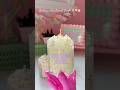 Make a birthday cake candle with me! 🧁💛🎂 #candle #cake #candlemaking #dessertcandle #candles