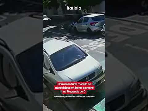 CRIMINOSO É FLAGRADO FURTANDO MÓDULO DE MOTICICLETA NA ZONA NORTE DE SÃO PAULO