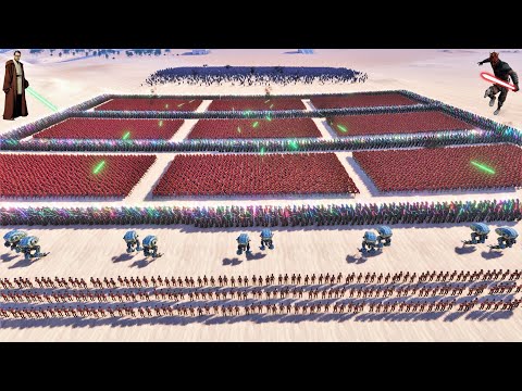 Battle of Medieval x Star Wars | Sith Lord vs Jedi & Medieval Army - Ultimate Epic Battle Simulator