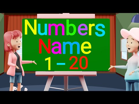 Numbers name with spelling/Numbers name/1-20/Numbers with spelling/Numbers name in english/1 to 20/