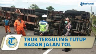 Download lagu Truk Kontainer Terguling Tutupi Badan Jalan di Tol Cipularang, Arus Menuju Bandung Sempat Lumpuh mp3