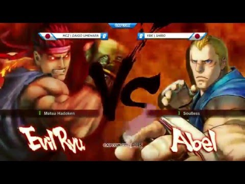 USFIV - Daigo Umehara [Evil Ryu] x Shiro [Abel] - Capcom Cup 2015