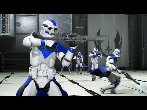 Arc Troopers vs Security Droids - STAR WARS JEDI FALLEN ORDER NPC Wars