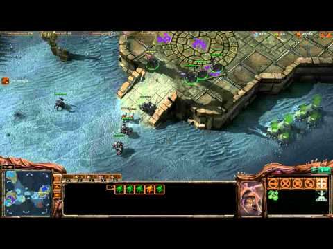 Destiny, Bluetea vs. hellyvin (P), golana (T) [Game 2] - High Level 2v2 - Starcraft 2 Ladder