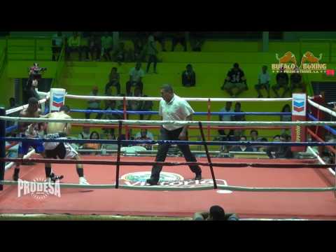 Byron Castellon (Nic) VS Noe Medina (Mex) - Bufalo Boxing